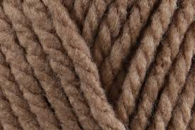 Bernat Softee Chunky 28011 Soft Taupe Knits Beautifully and Is Now A Quicker and Thicker Acrylic